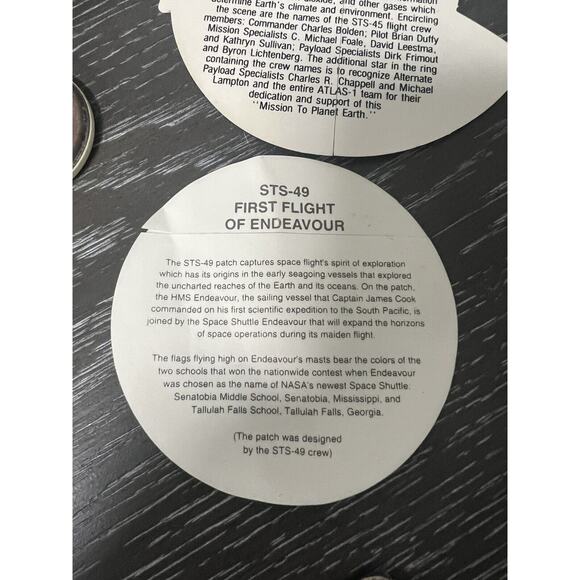 Space Shuttle Patch Pin Decal Lot, Apollo, Space Lab, Challenger, Columbia - Picture 13 of 16